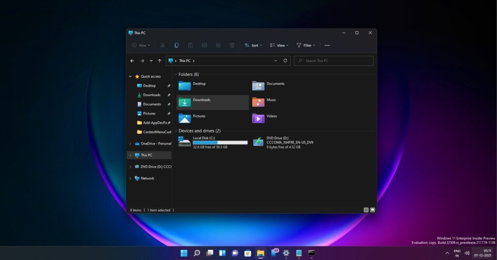 Windows 12 File Explorer